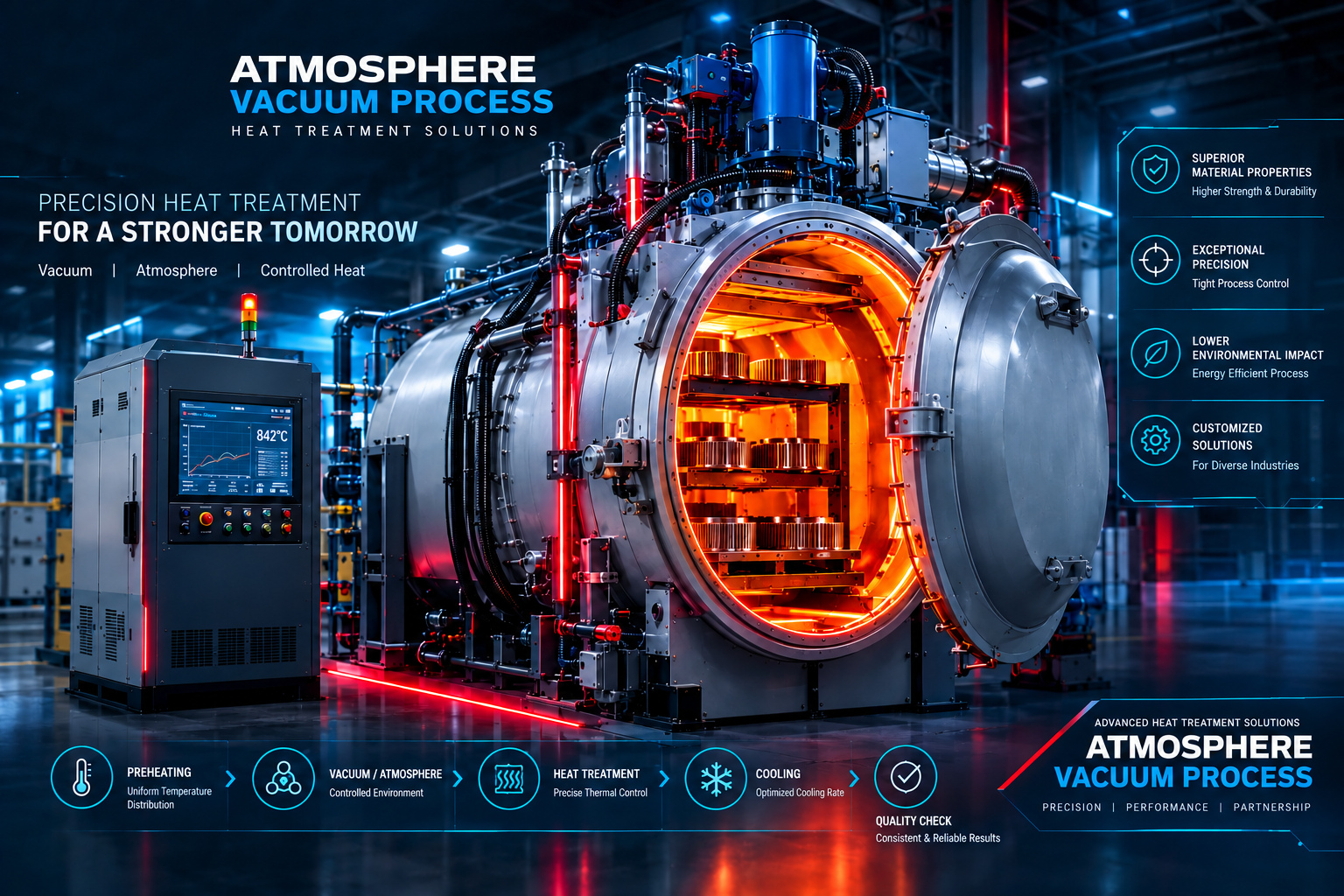 Atmosphere Vacuum Process Kolkata Facility
